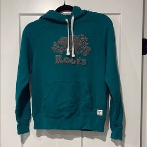 Roots Teal Hoodie